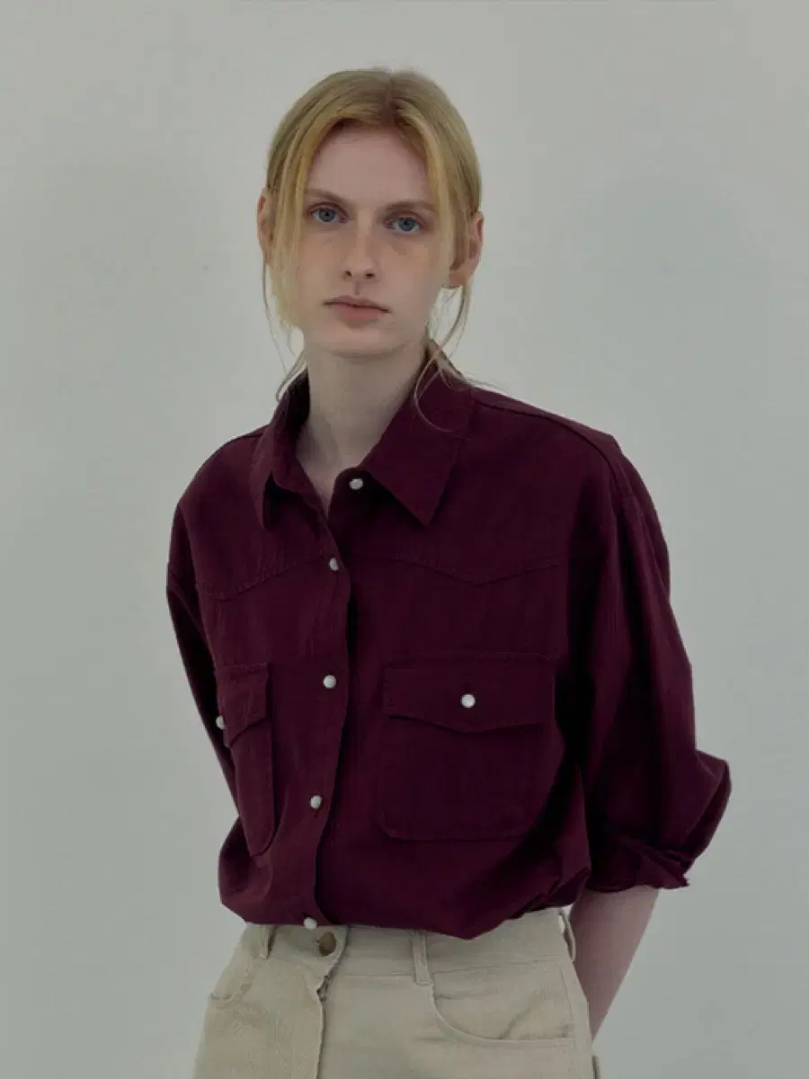 러브어스유 Refined Wash Cotton Cuting Shirts